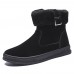 Men Warm Lining Size Buckle Snow Boots