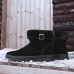 Men Warm Lining Size Buckle Snow Boots