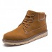 Men Casual Comfortable Leather Lace Up Boots