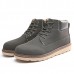 Men Casual Comfortable Leather Lace Up Boots