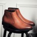 Men Classic Slip On Casual Soft Ankle Boots