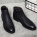 Men Classic Slip On Casual Soft Ankle Boots