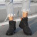 Big Size Men Warm Fur Soft Leather Ankle Boots