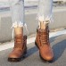 Big Size Men Warm Fur Soft Leather Ankle Boots