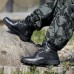 Men Comfortable Wear Resistant Outsole Warm High Top Military Style Boots