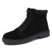 Men Comfy Outdoor Hiking Lace Up Suede Ankle Boots