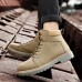 Men Comfy Outdoor Hiking Lace Up Suede Ankle Boots