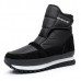 Men Plush Lining Mid-Calf Waterproof Snow Boots