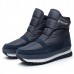 Men Plush Lining Mid-Calf Waterproof Snow Boots