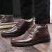 Men Casual Daily Warm Plush Lining Ankle Boots