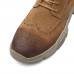 Men Brogue Carved Lace Up Chelsea Ankle Boots