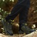 Men Warm Lining Boots Outdoor Hiking High Top Athletic Shoes