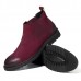 Men Soft Casual Business Elastic Band Comfy Suede Leather Ankle Boots