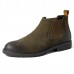 Men Soft Casual Business Elastic Band Comfy Suede Leather Ankle Boots