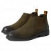 Men Soft Casual Business Elastic Band Comfy Suede Leather Ankle Boots