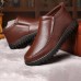 Men Casual Daily Warm Lining Leather Ankle Boots