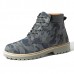 Men Comfortable Army Style High Top Boots