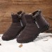 Men Casual Warm Plush Lining Waterproof Snow Boots