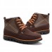 Men Comfortable Hand Stitching Plaid High Top Boots