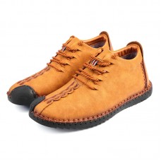 Men Causal Soft Sole Leather Daily Ankle Boots