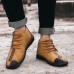 Men Causal Soft Sole Leather Daily Ankle Boots