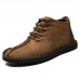 Men Causal Soft Sole Leather Daily Ankle Boots