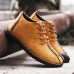 Men Causal Soft Sole Leather Daily Ankle Boots