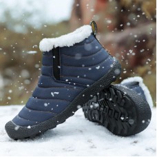 Men Casual Warm Waterproof Slip-on Snow Boots