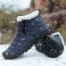 Men Casual Warm Waterproof Slip-on Snow Boots