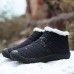 Men Casual Warm Waterproof Slip-on Snow Boots