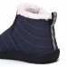 Men Casual Warm Waterproof Slip-on Snow Boots