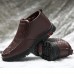 Men Casual Warm Lining Slip-on Ankle Boots