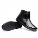 Men Casual Short Rain Boots Waterproof Outdoor Non-Slip Flats