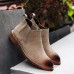 Men England Style Suede Leather Soft Sole Ankle Boots