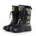 US Size 8-11 Men Shoes Camo Hunting Boots Waterproof Faux Fur Lining Rubber Toe