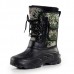 US Size 8-11 Men Shoes Camo Hunting Boots Waterproof Faux Fur Lining Rubber Toe