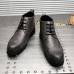 Men Microfiber Brogue Carved Casual Business Ankle Boots