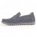 Men Breathable Casual Woven Style Slip On Cloth Oxfords