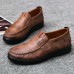 Menico Large Size Men Comfy Casual Microfiber Leather Oxfords Shoes