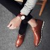 Men Microfiber Soft Comfy Casual Leather Oxfords