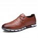 Men Microfiber Soft Comfy Casual Leather Oxfords