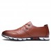 Men Microfiber Soft Comfy Casual Leather Oxfords