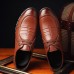 Men Microfiber Soft Comfy Casual Leather Oxfords