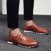 Men Microfiber Soft Comfy Casual Leather Oxfords