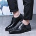 Men Microfiber Dress Shoes Pointed Toe Business Oxfords