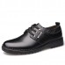 Comfy Men Lace-Up Leather Casual Business Oxfords Shoes