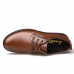 Comfy Men Lace-Up Leather Casual Business Oxfords Shoes