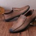 Bnaggood Shoes for Men Soft Sole Old Peking Style Slip On Cloth Oxfords