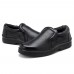 Men Casual Soft Genuine Leather Slip On Oxfords Leather Business Shoes