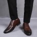 Men Soft Brogue Carved Business Casual Oxfords